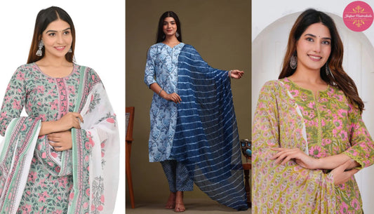 Complete Your Look With Elegent Cotton Kurti Design