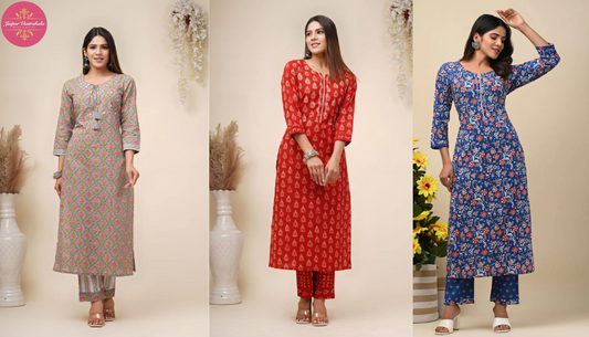 cotton kurta set for women