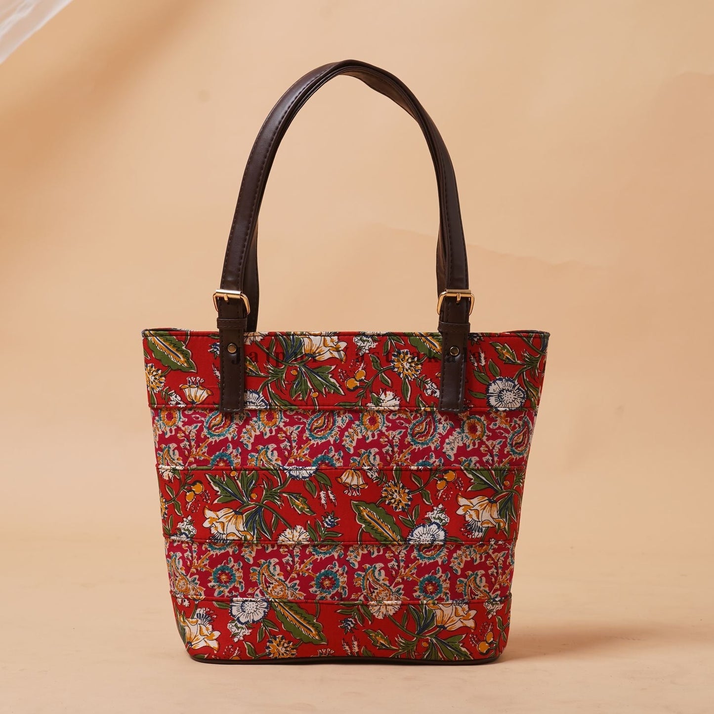 Red Ferns Patch Tote Bag