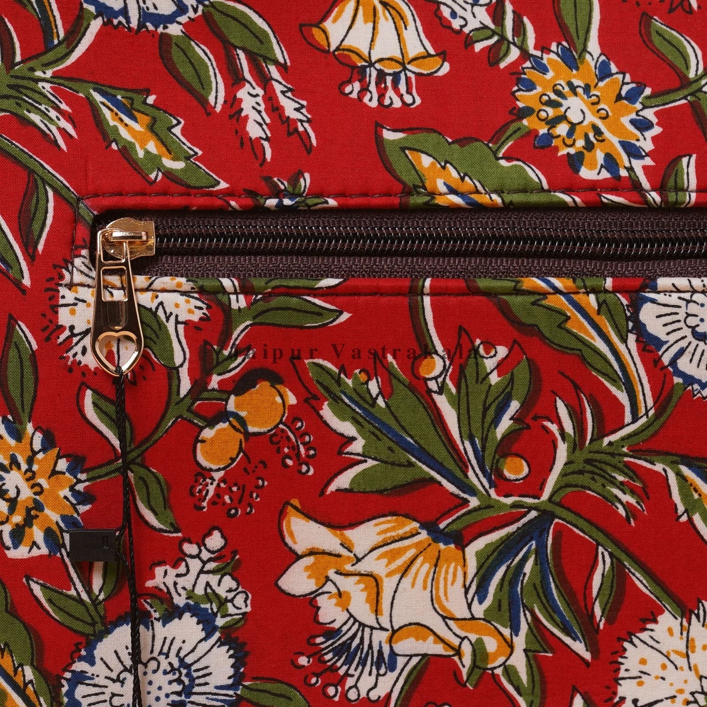 Red Ferns Patch Tote Bag