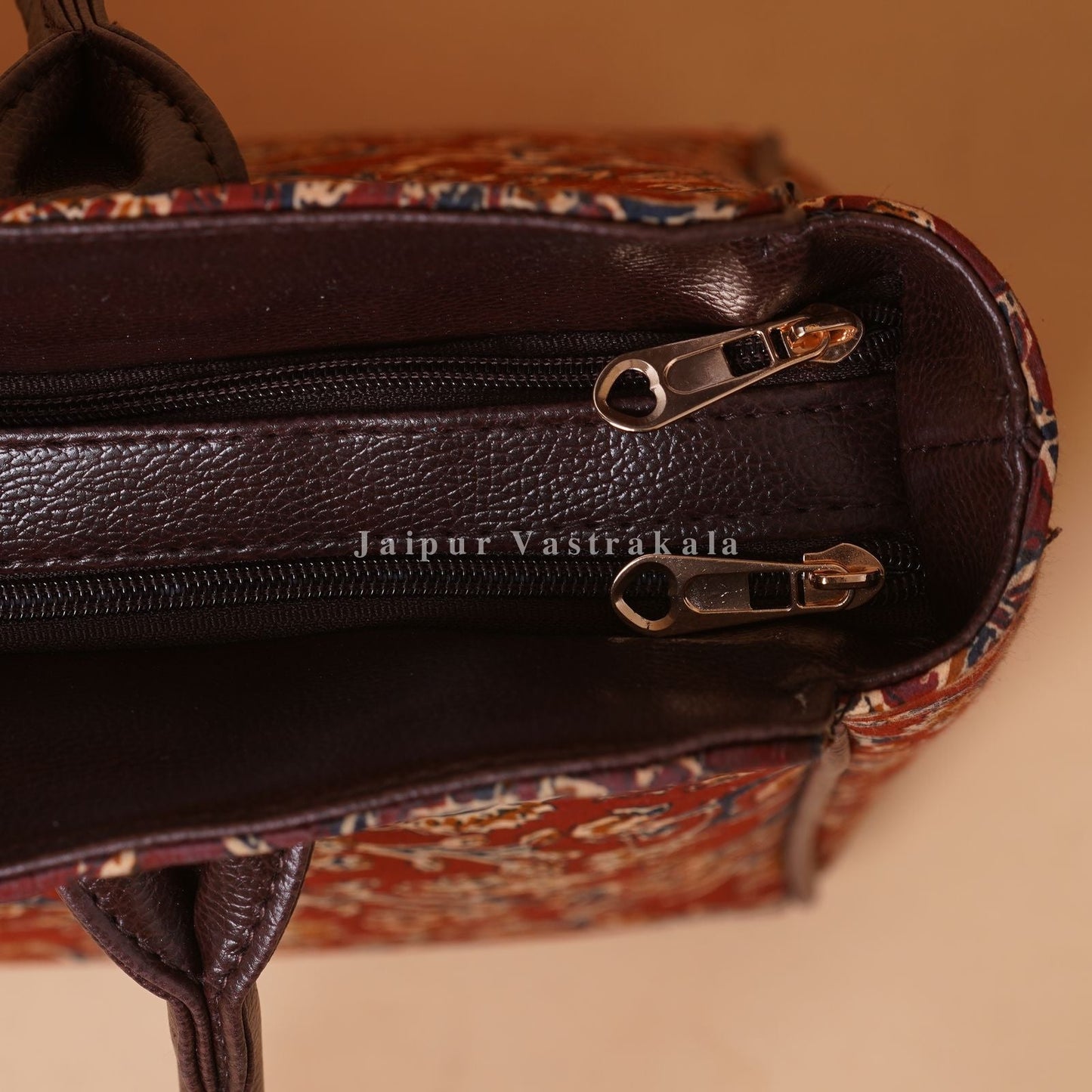 Bagru Floral Laptop Bag with Pouch