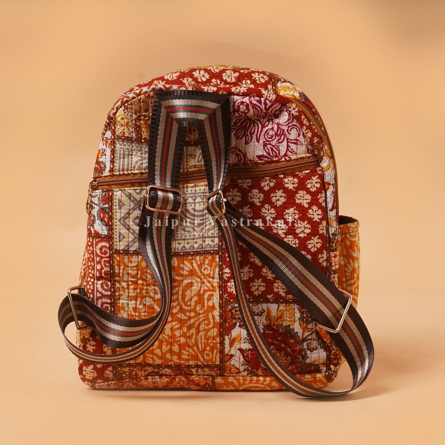 Amber Patch Quilted Back Pack