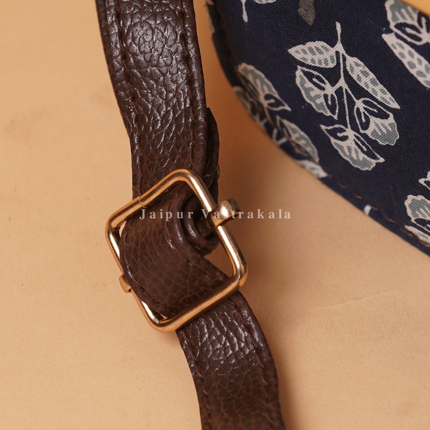 Indigo Booti Hardbox Flap Sling Bag