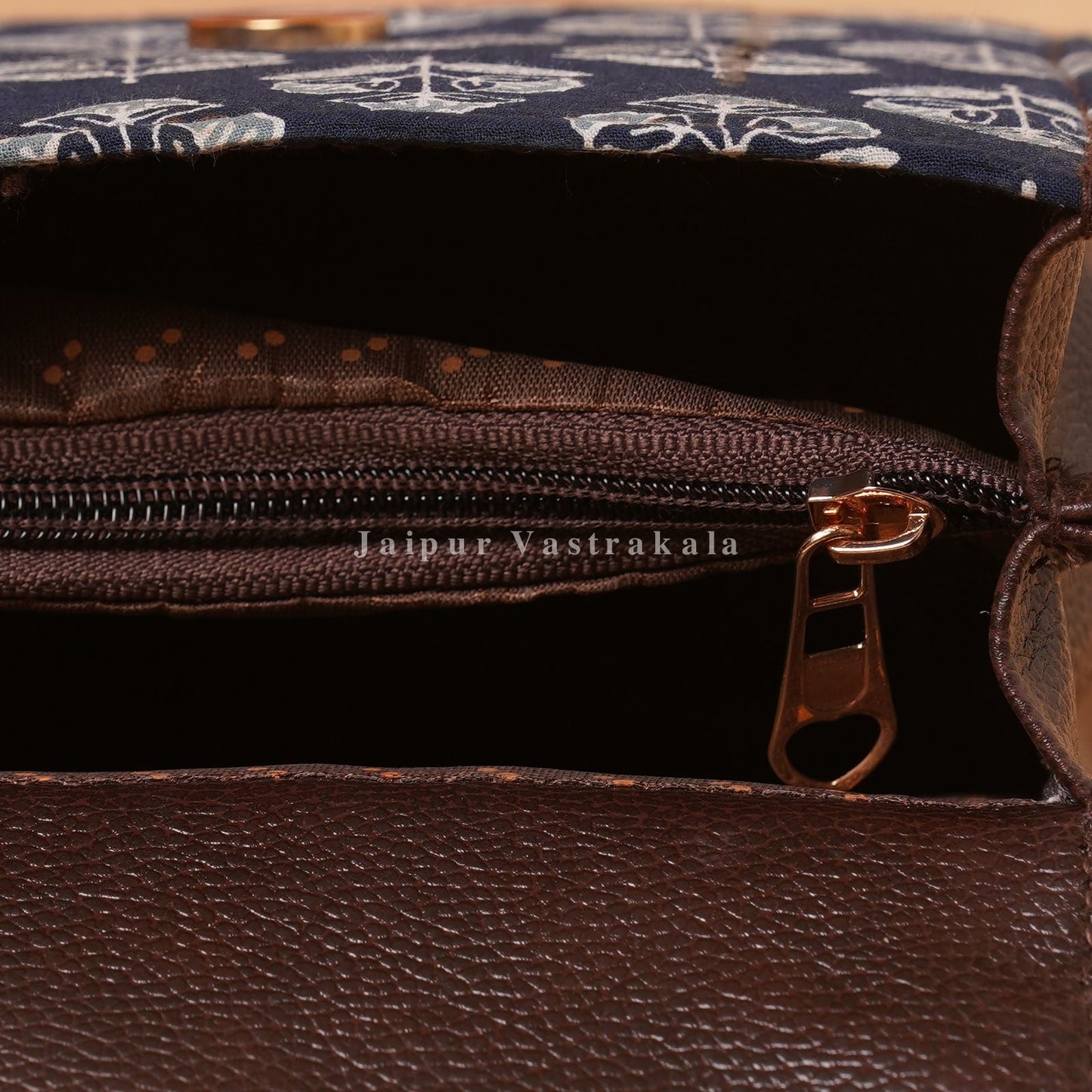 Indigo Booti Hardbox Flap Sling Bag