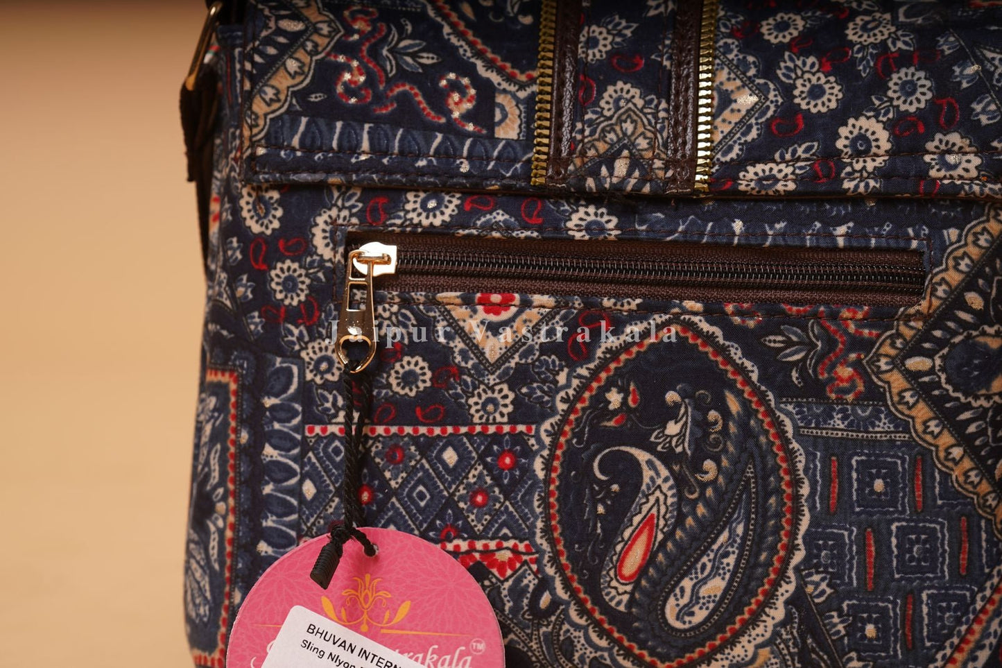Dusk Blue Nylon Sling Bag