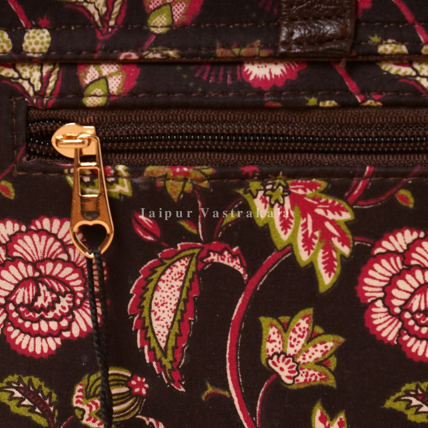 Black Flora Sling Bag