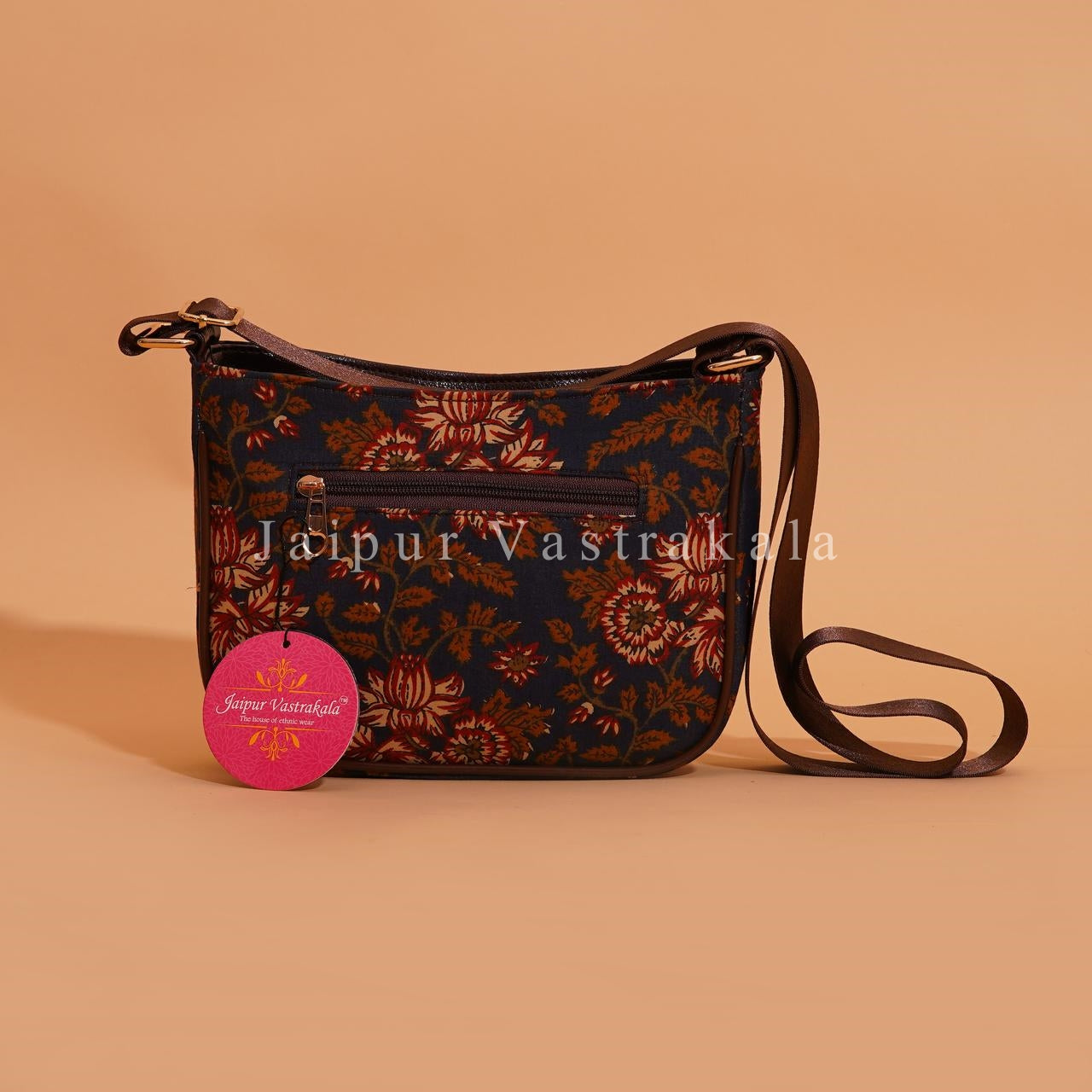 Midnight Burnt Nylon Belt Sling Bag