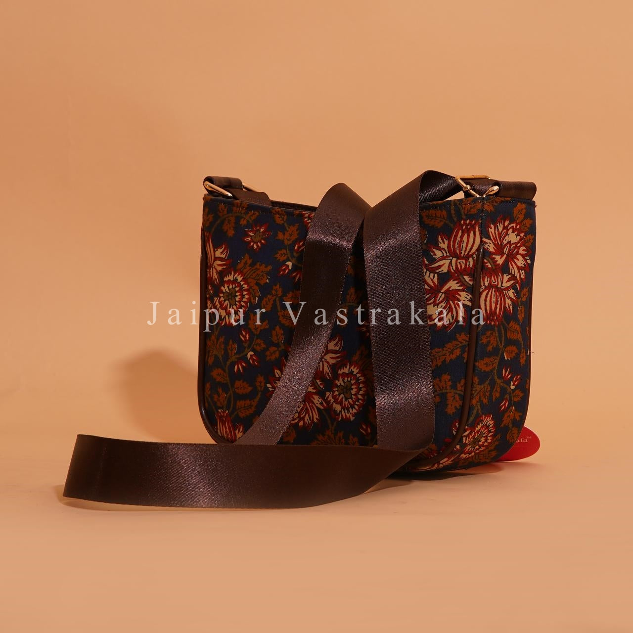 Midnight Burnt Nylon Belt Sling Bag
