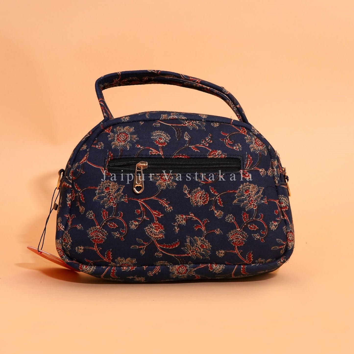 Blue Kalamkari Cotton Belt Sling Bag