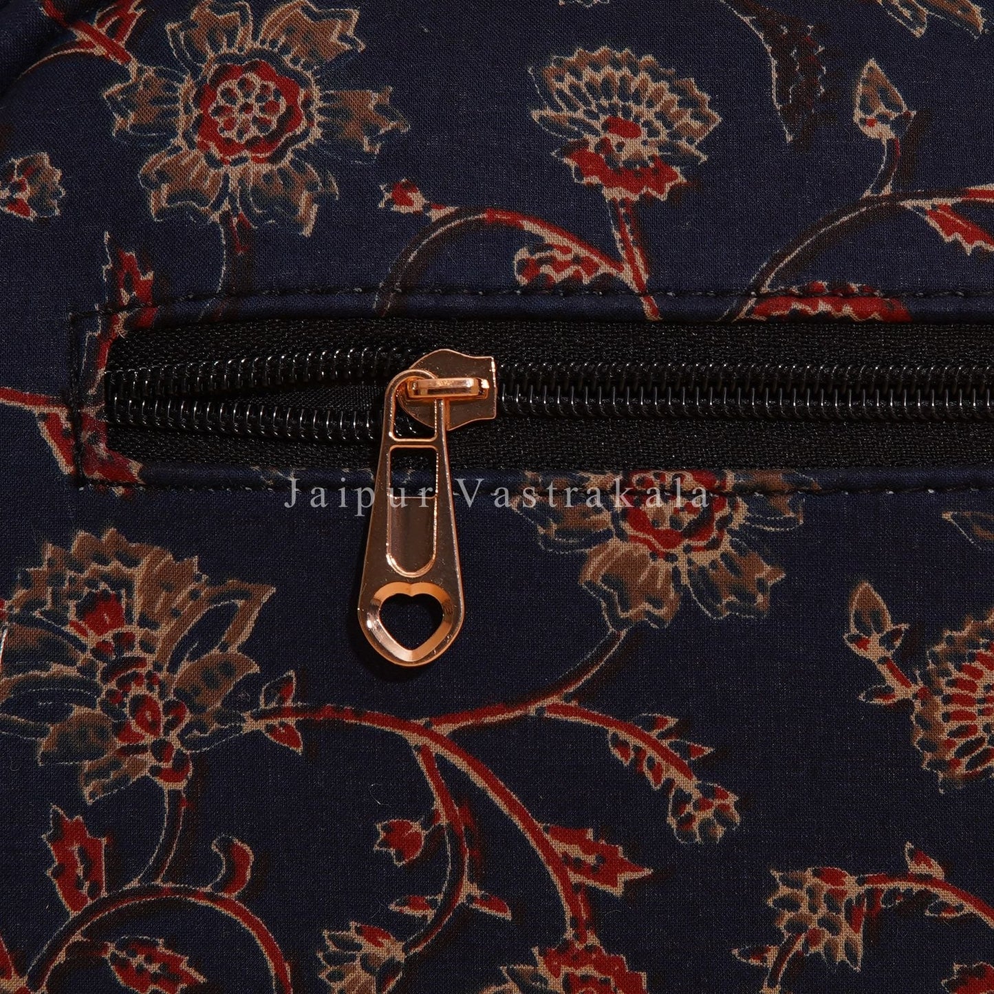 Blue Kalamkari Cotton Belt Sling Bag