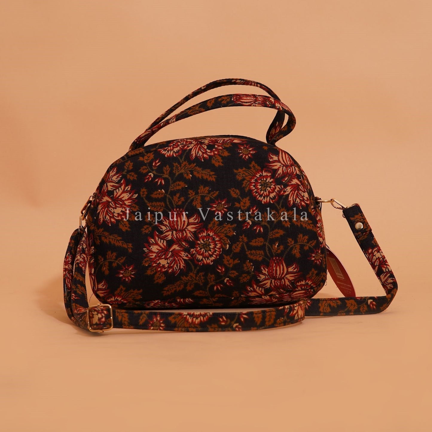 Midnight Burnt Cotton Belt Sling Bag