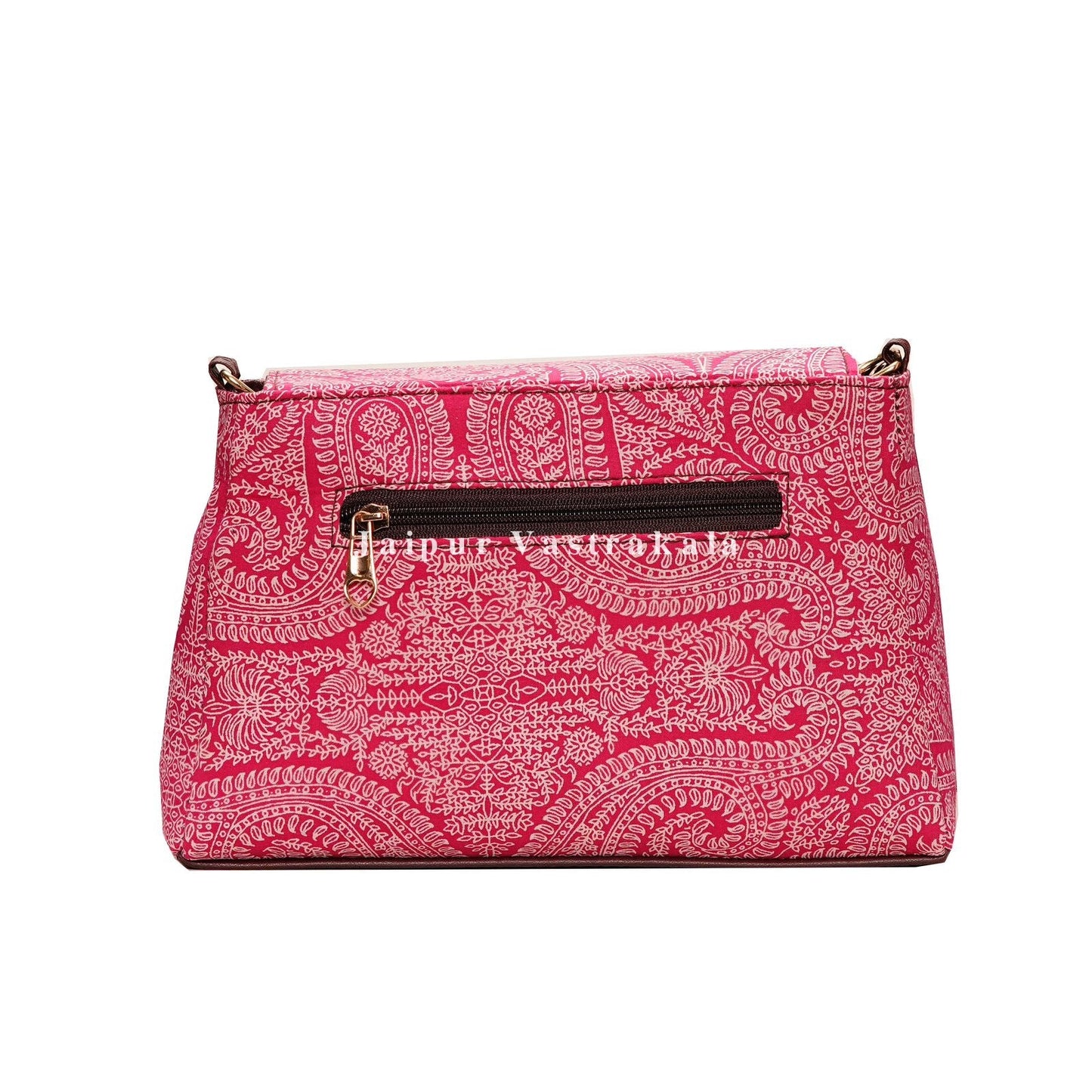 Pink Ethnic Sling Bag
