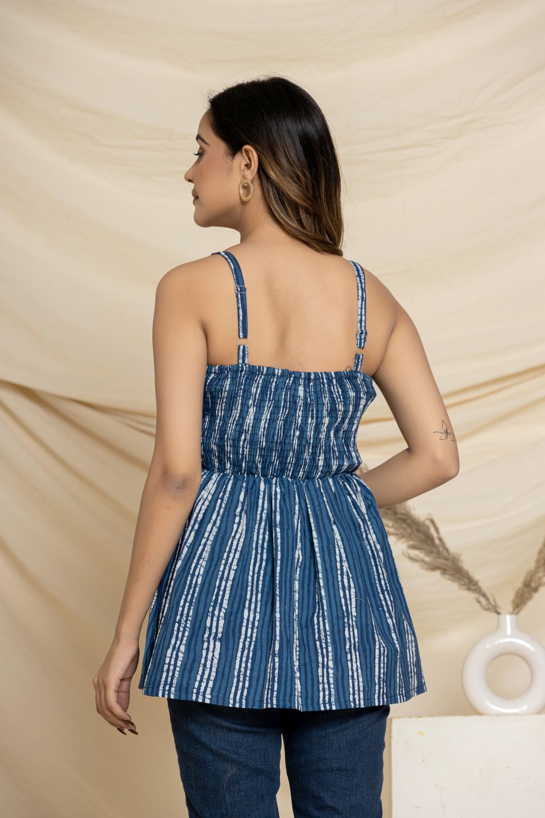 cotton printed top / dress