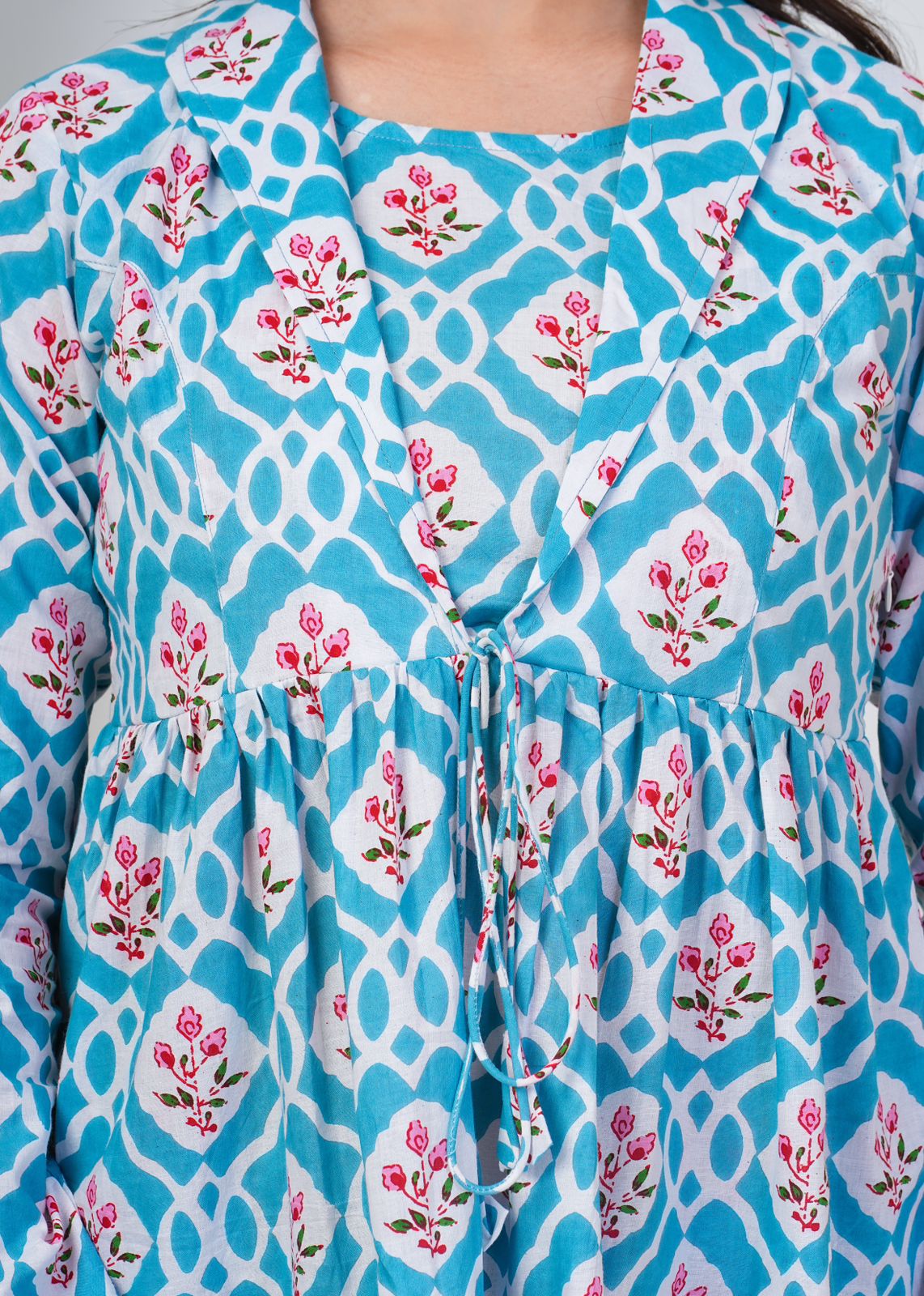 cotton printed top / dress