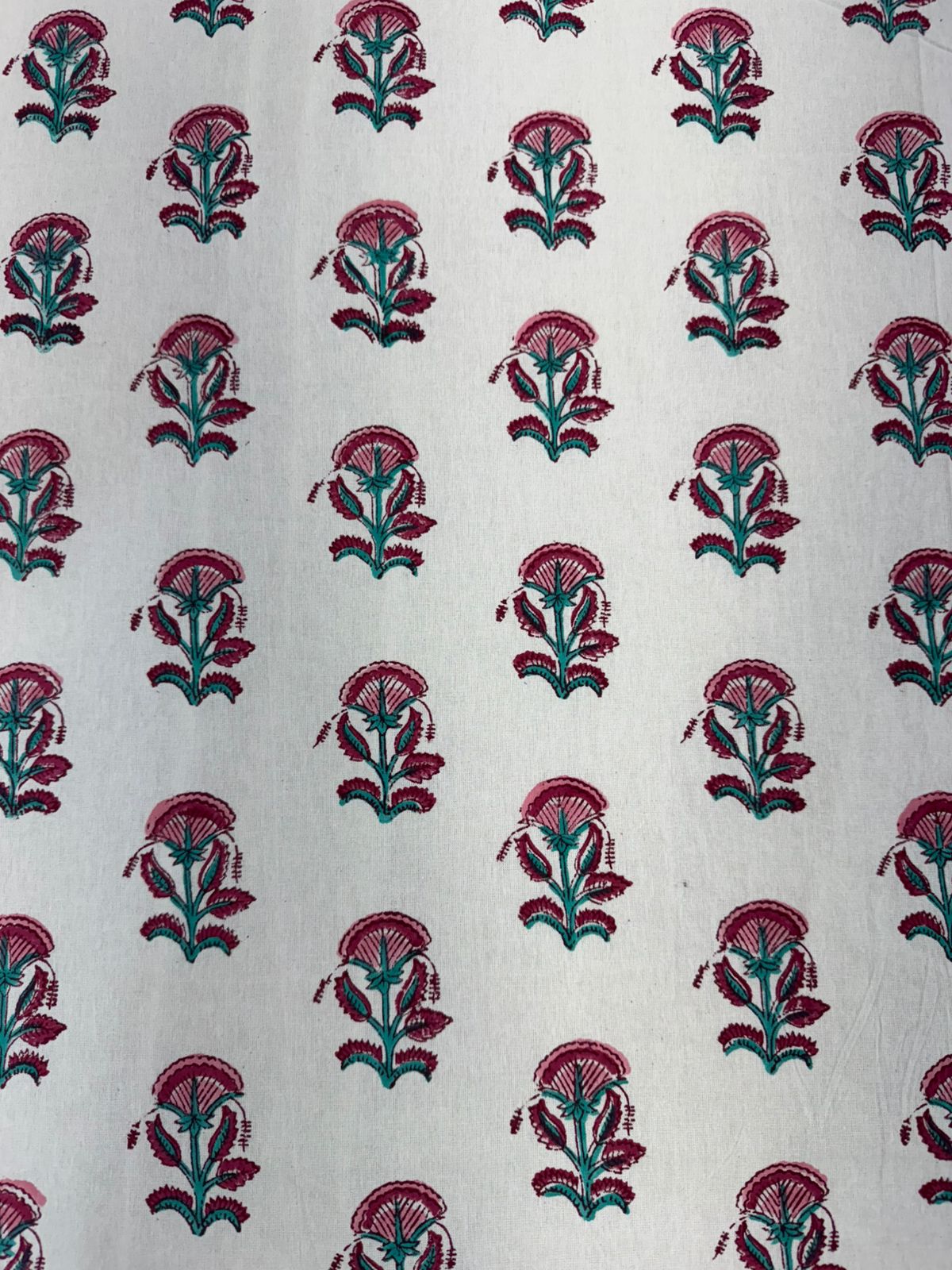 hand block printed bedsheet