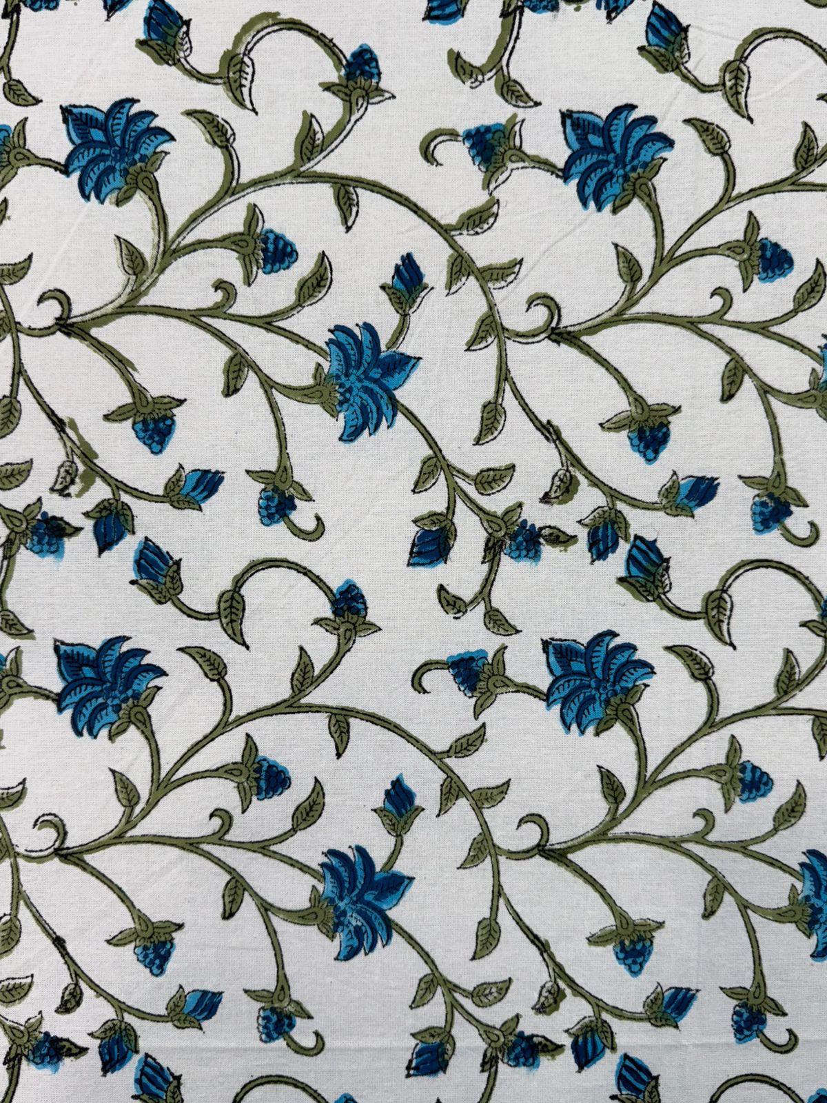 Blue Whispers King Bedsheet with Pillow Covers