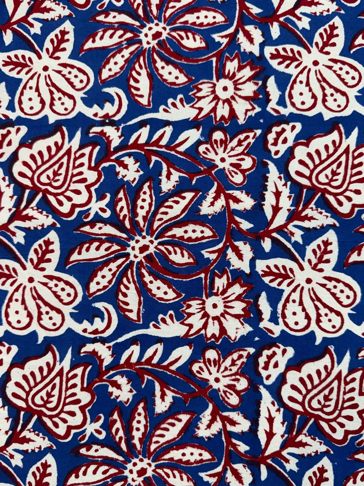 hand block printed bedsheet
