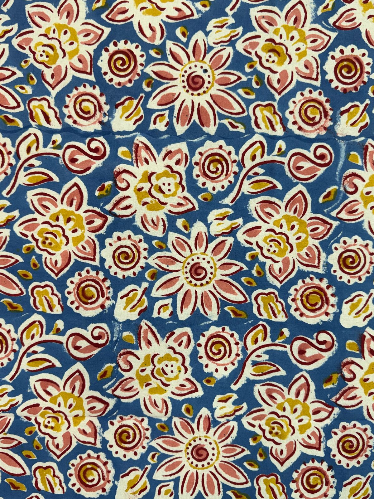 hand block printed bedsheet