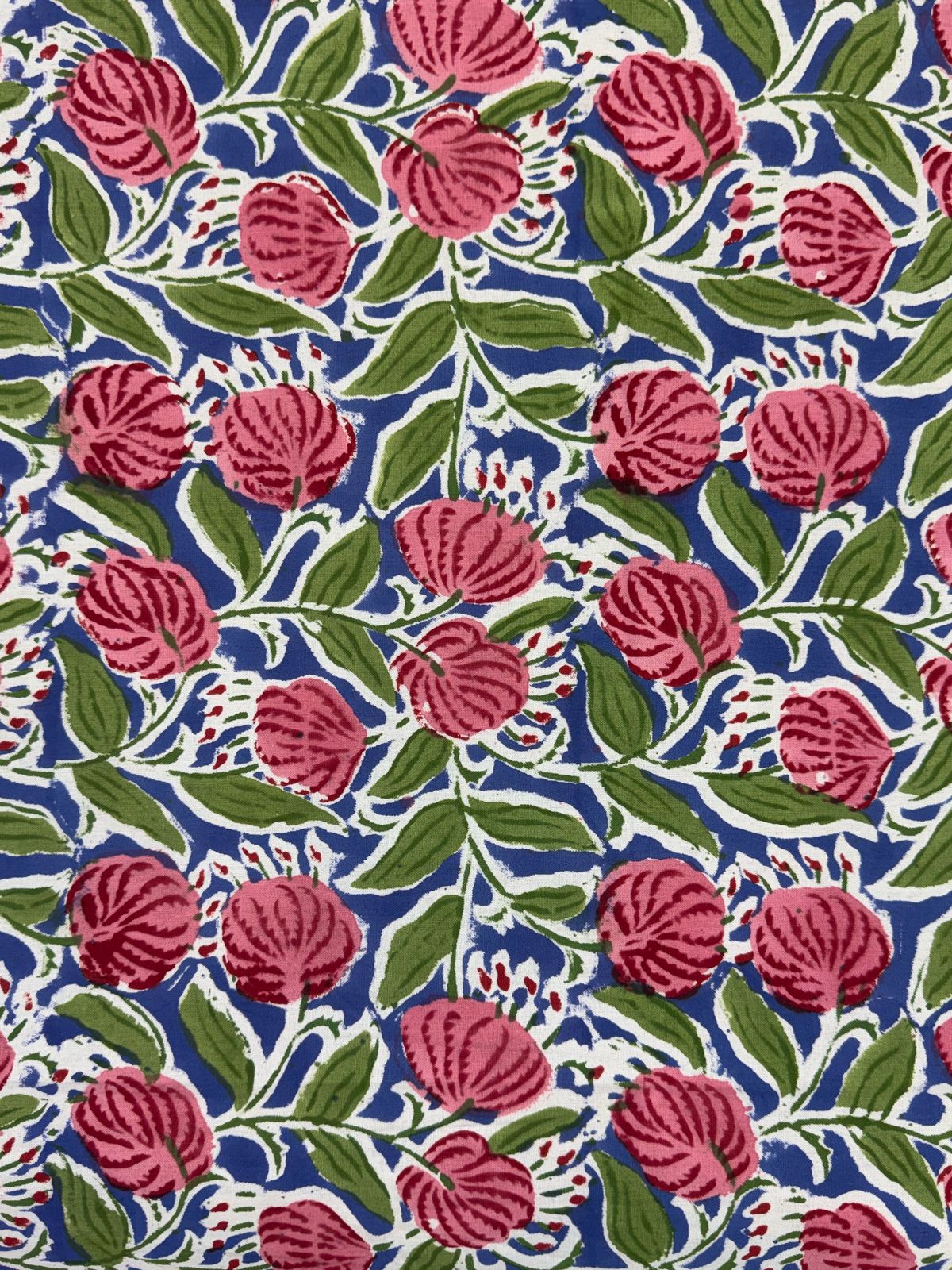 hand block printed bedsheet
