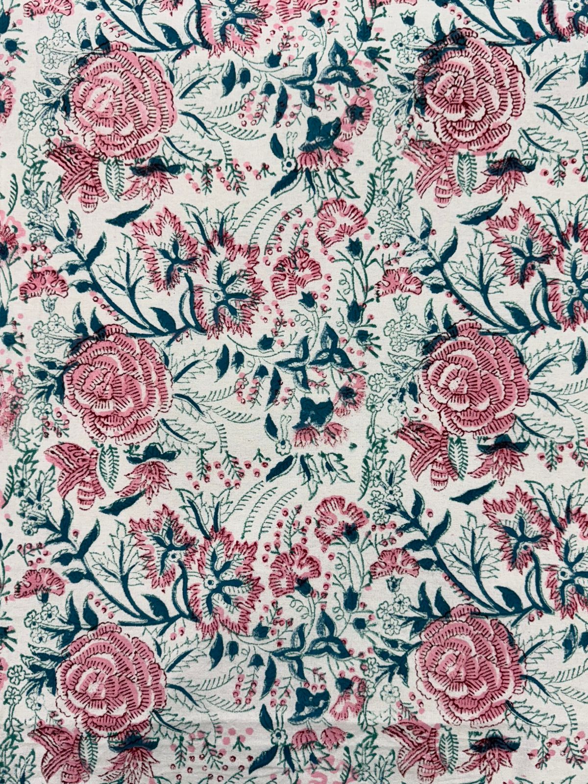 Pink Petals Double Bedsheet with Pillow Covers
