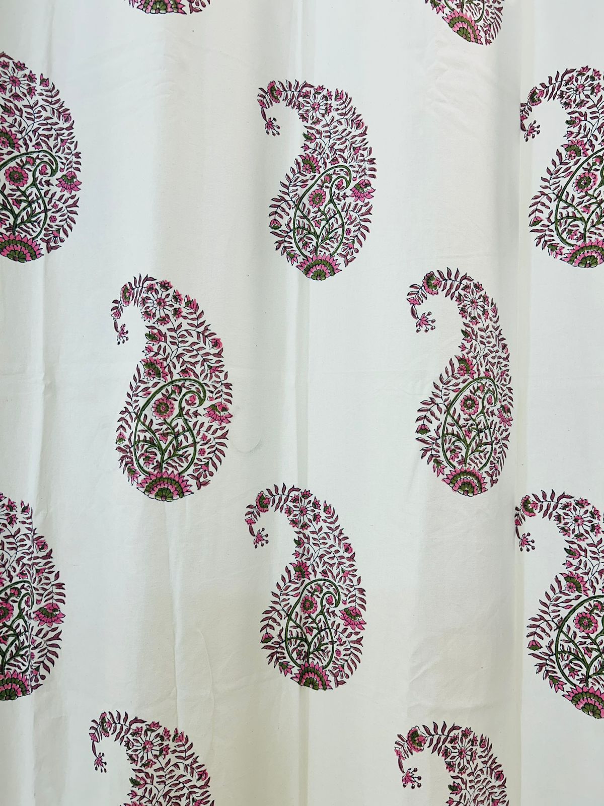 Cotton Curtains 9ft Set(2pcs)