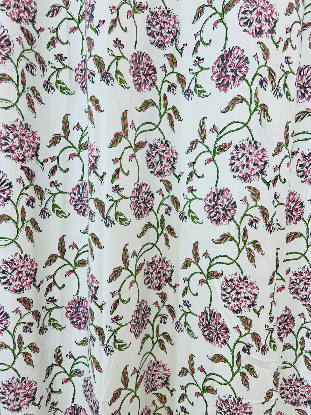 Cotton Curtains 9ft Set(2pcs)