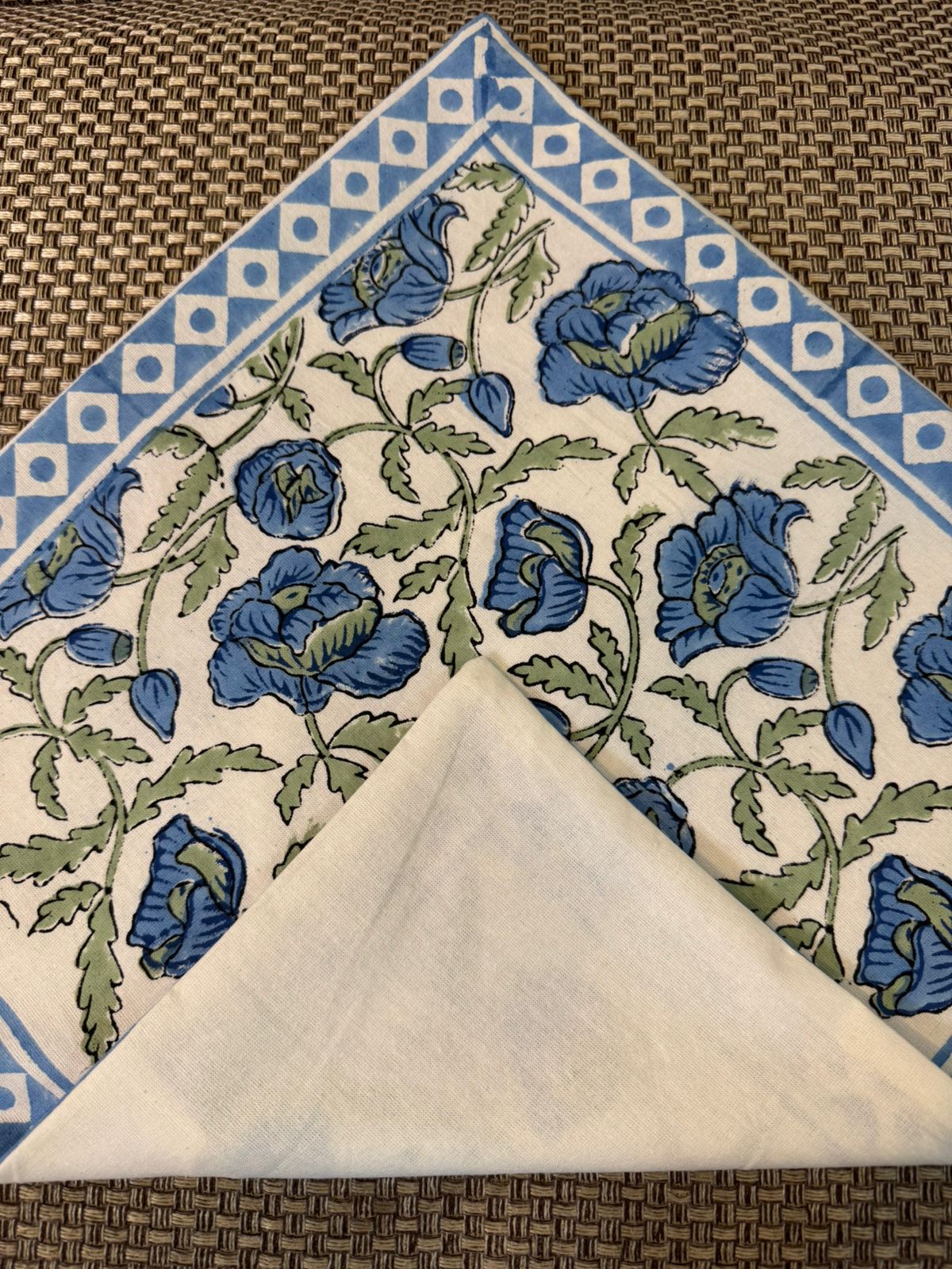 hand block printed cushion covers