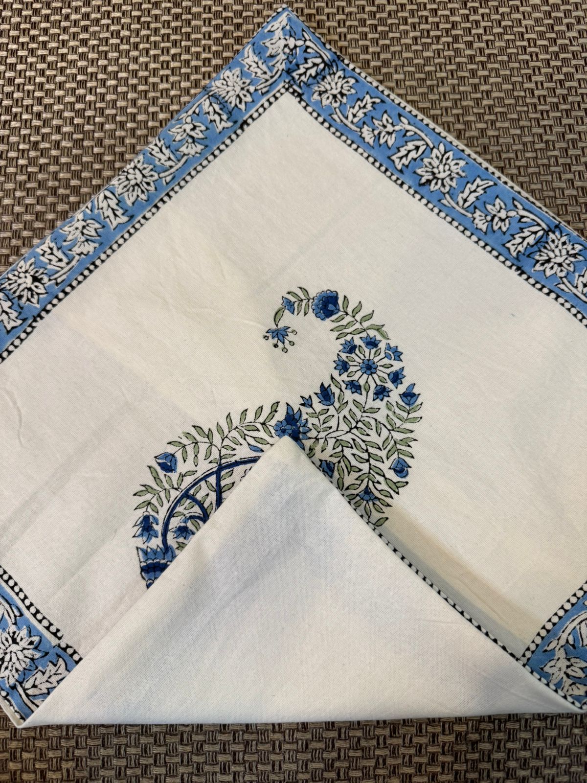 hand block printed cushion covers