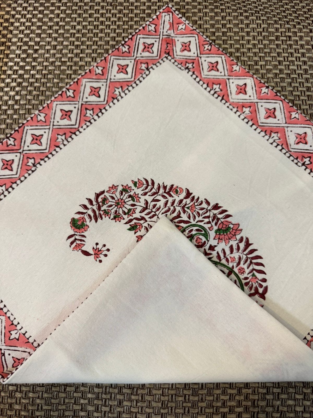 hand block printed cushion covers