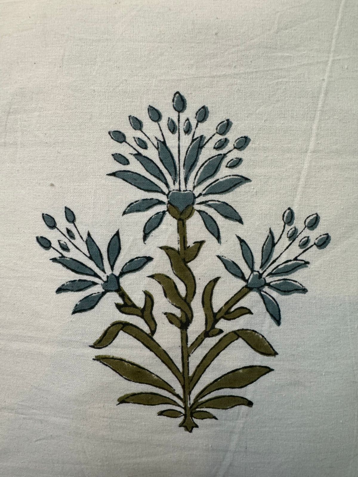 hand block printed cushion covers