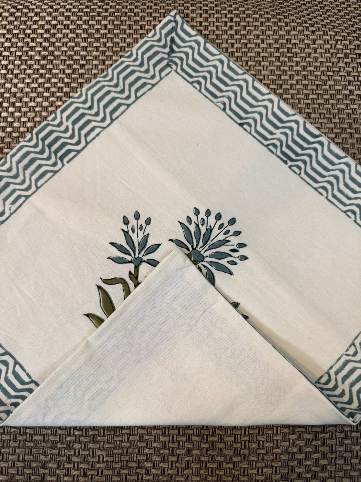 hand block printed cushion covers
