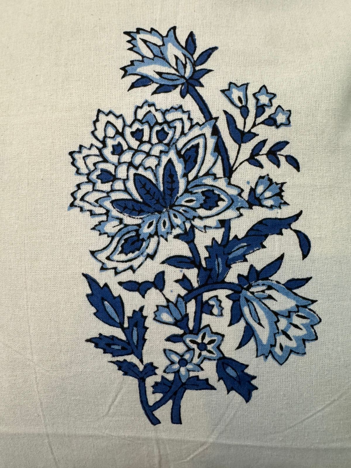 hand block printed cushion covers