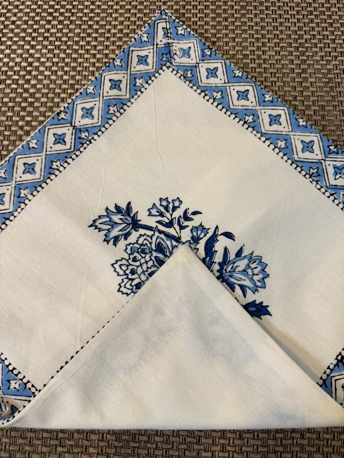 hand block printed cushion covers