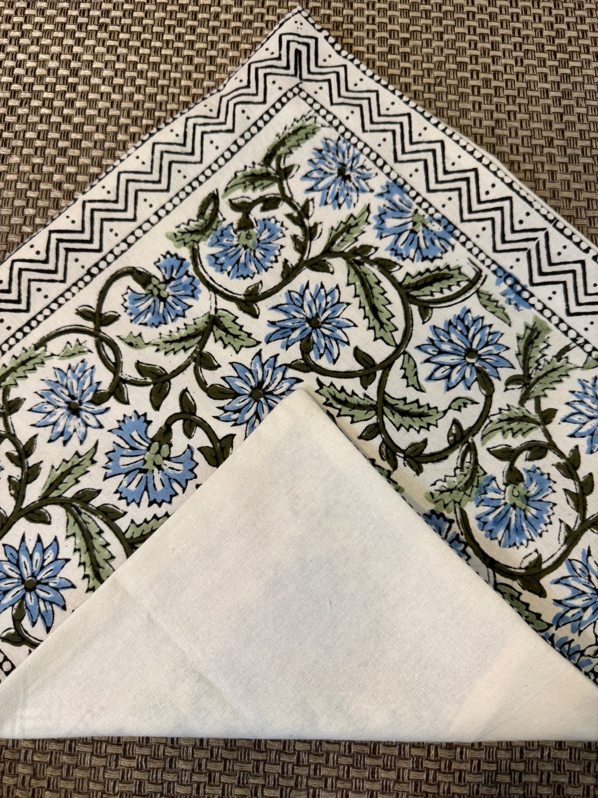 hand block printed cushion covers