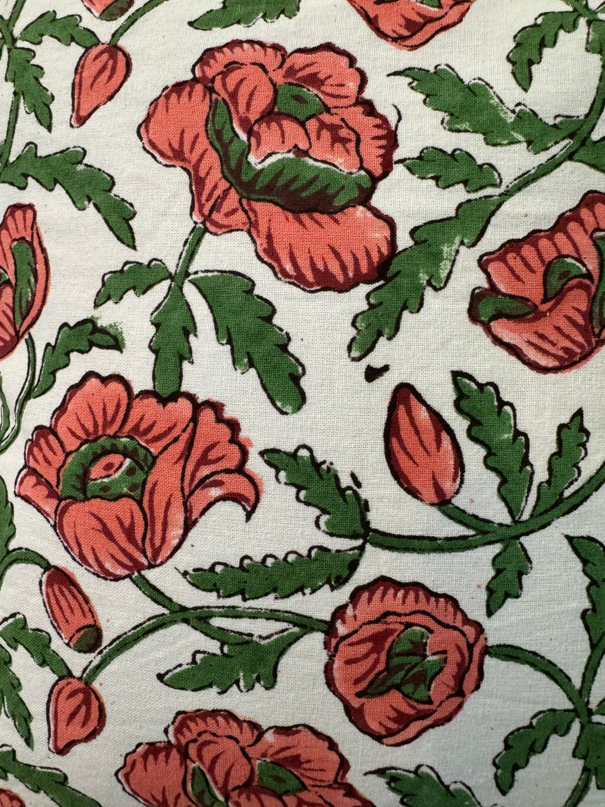 hand block printed cushion covers