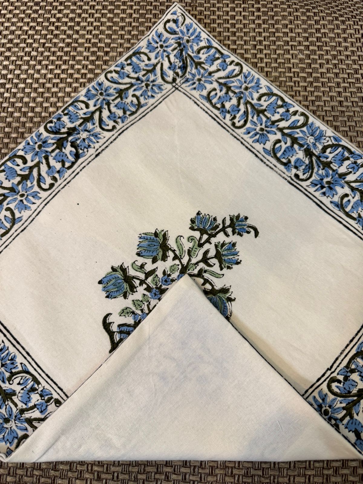 hand block printed cushion covers