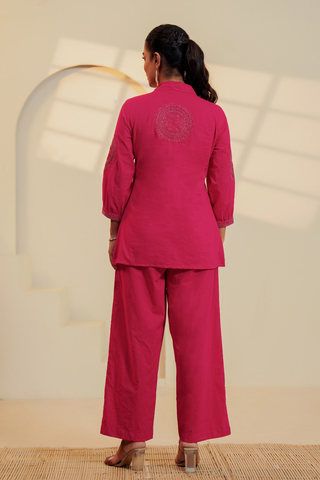 Pink Dori Mandala Cotton Co-ord Set
