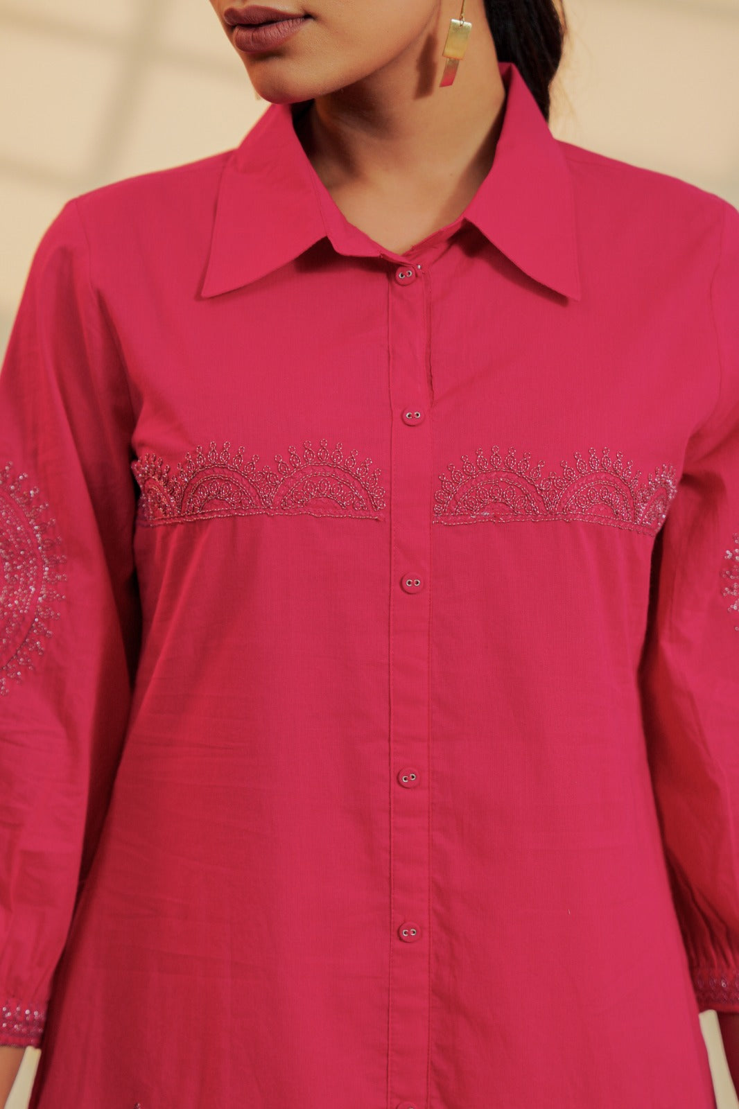 Pink Dori Mandala Cotton Co-ord Set