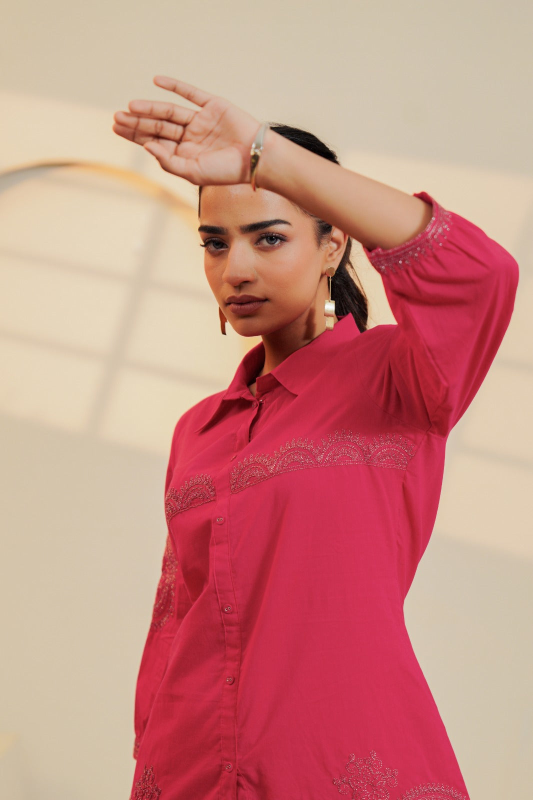 Pink Dori Mandala Cotton Co-ord Set
