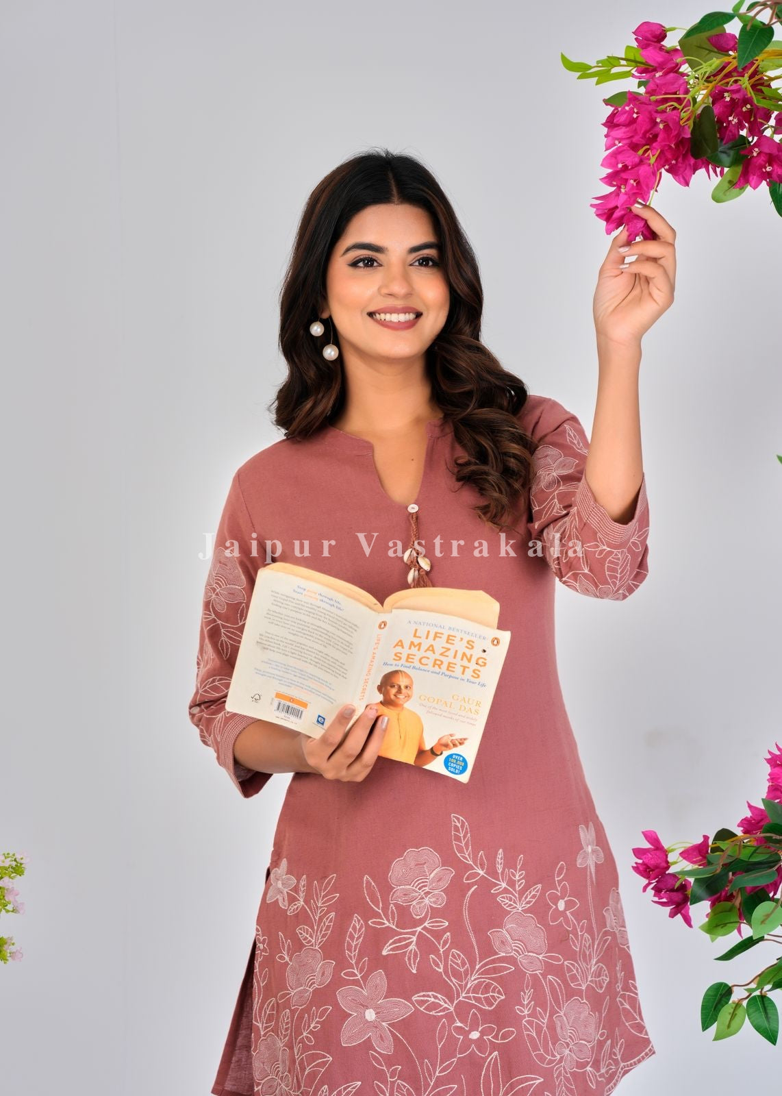 Terracotta Peach Cotton Flex Co-ord Set