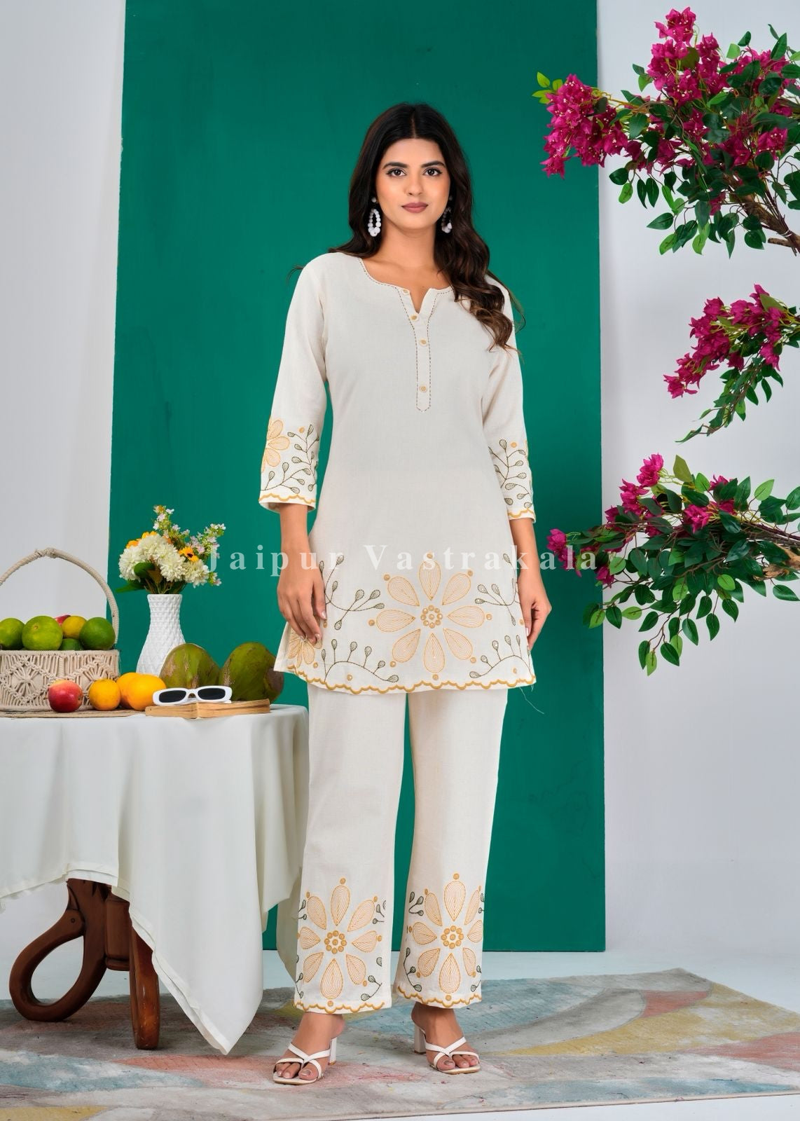 Sunny Glow Cotton Flex Co-ord Set