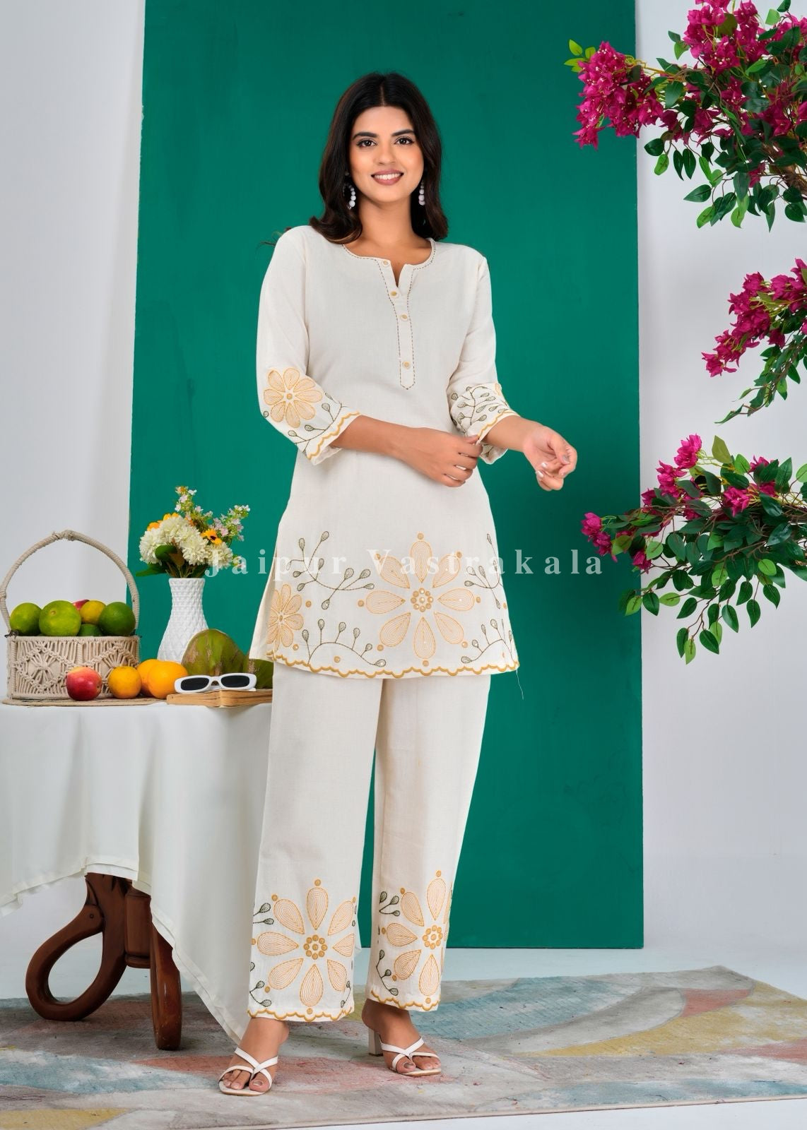 Sunny Glow Cotton Flex Co-ord Set