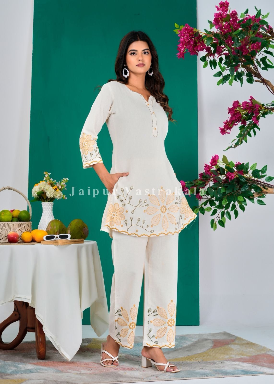 Sunny Glow Cotton Flex Co-ord Set