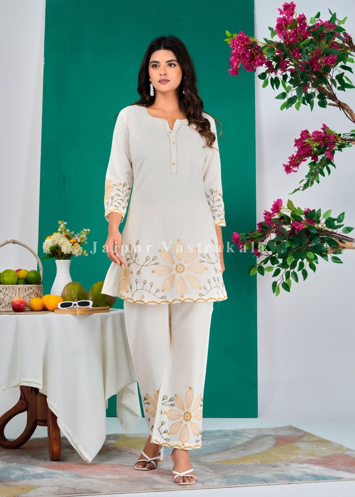 Sunny Glow Cotton Flex Co-ord Set