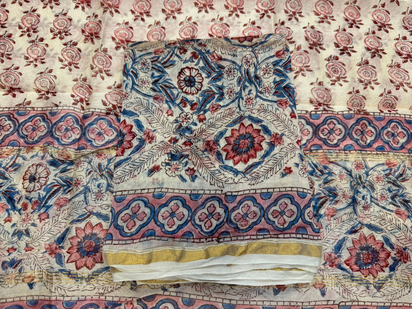 Chanderi Silk Suit
