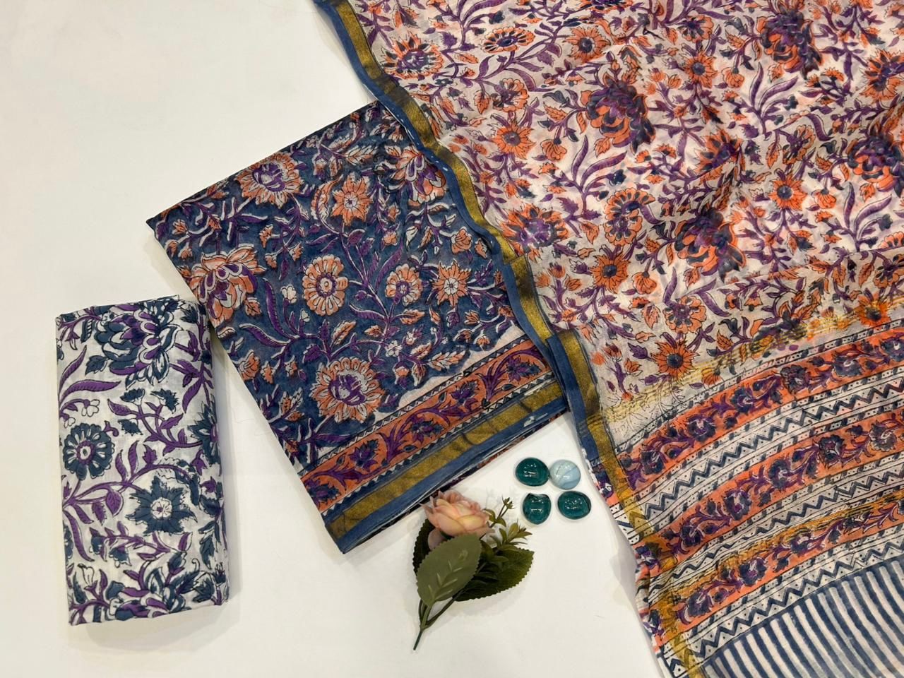 Chanderi Silk Suit