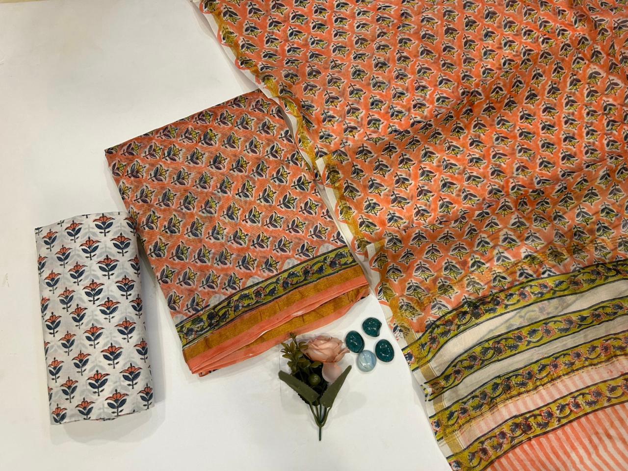 Chanderi Silk Suit