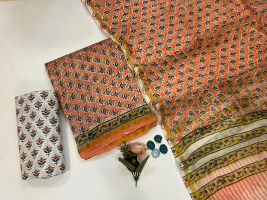 Chanderi Silk Suit