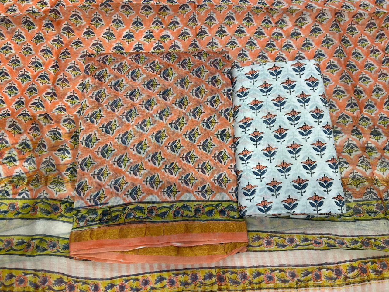 Chanderi Silk Suit