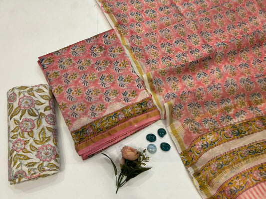 Chanderi Silk Suit